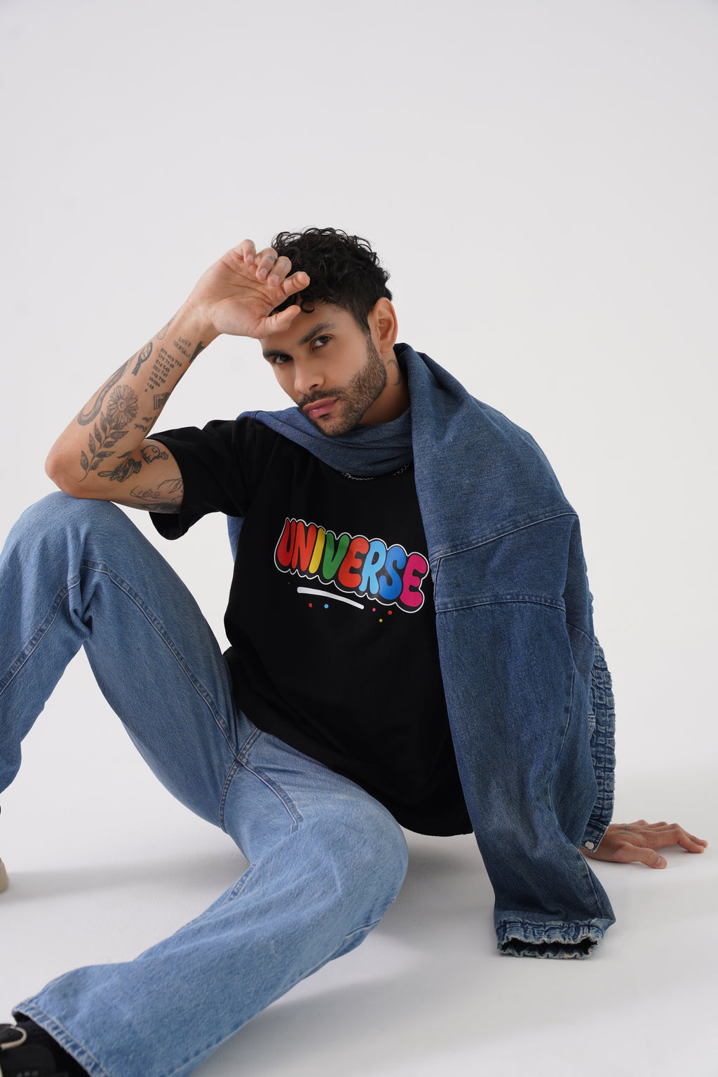 Universe Drop Shoulder Unisex Tshirt – Oversized