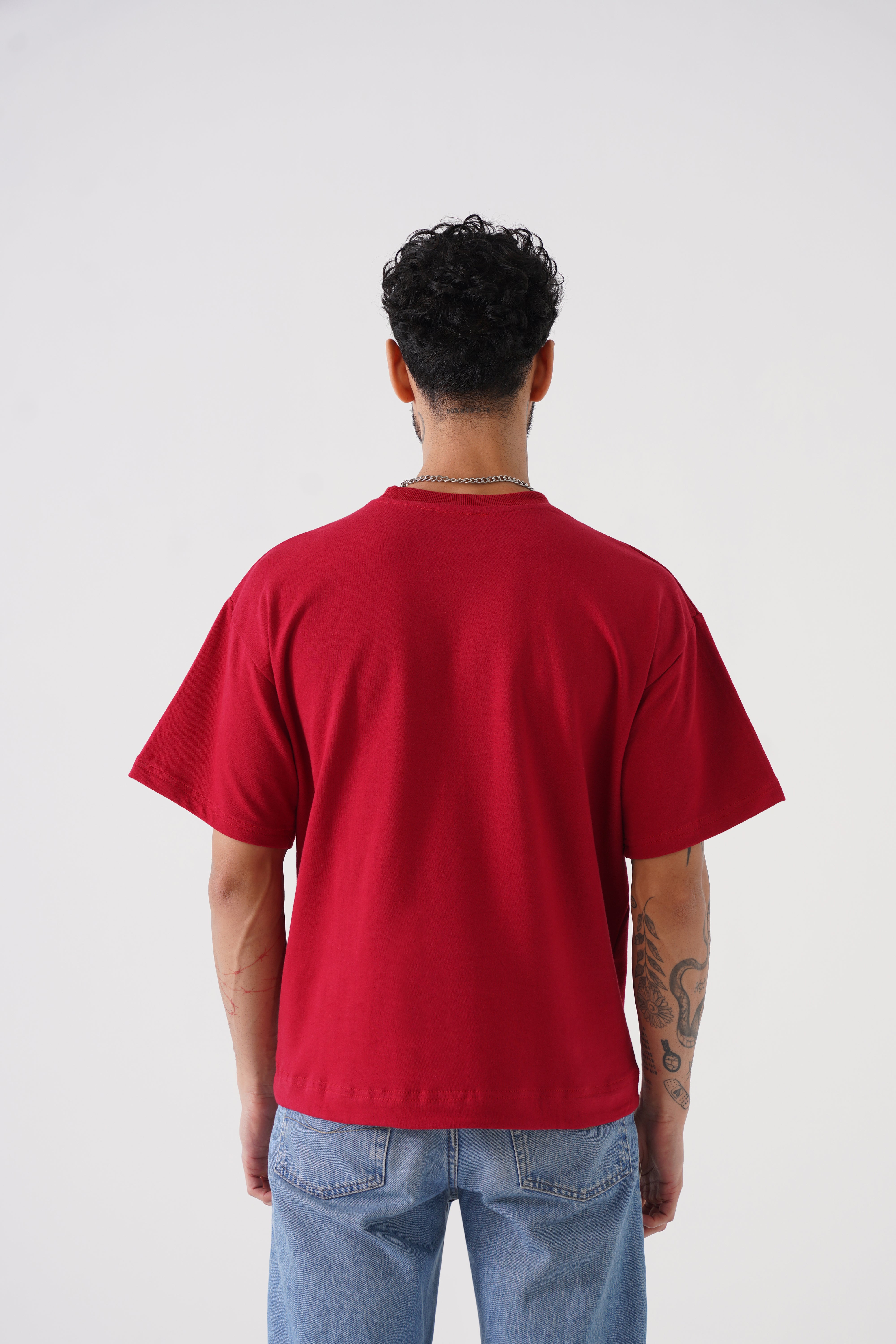 Labubu Drop Shoulder Unisex Tshirt – Oversized