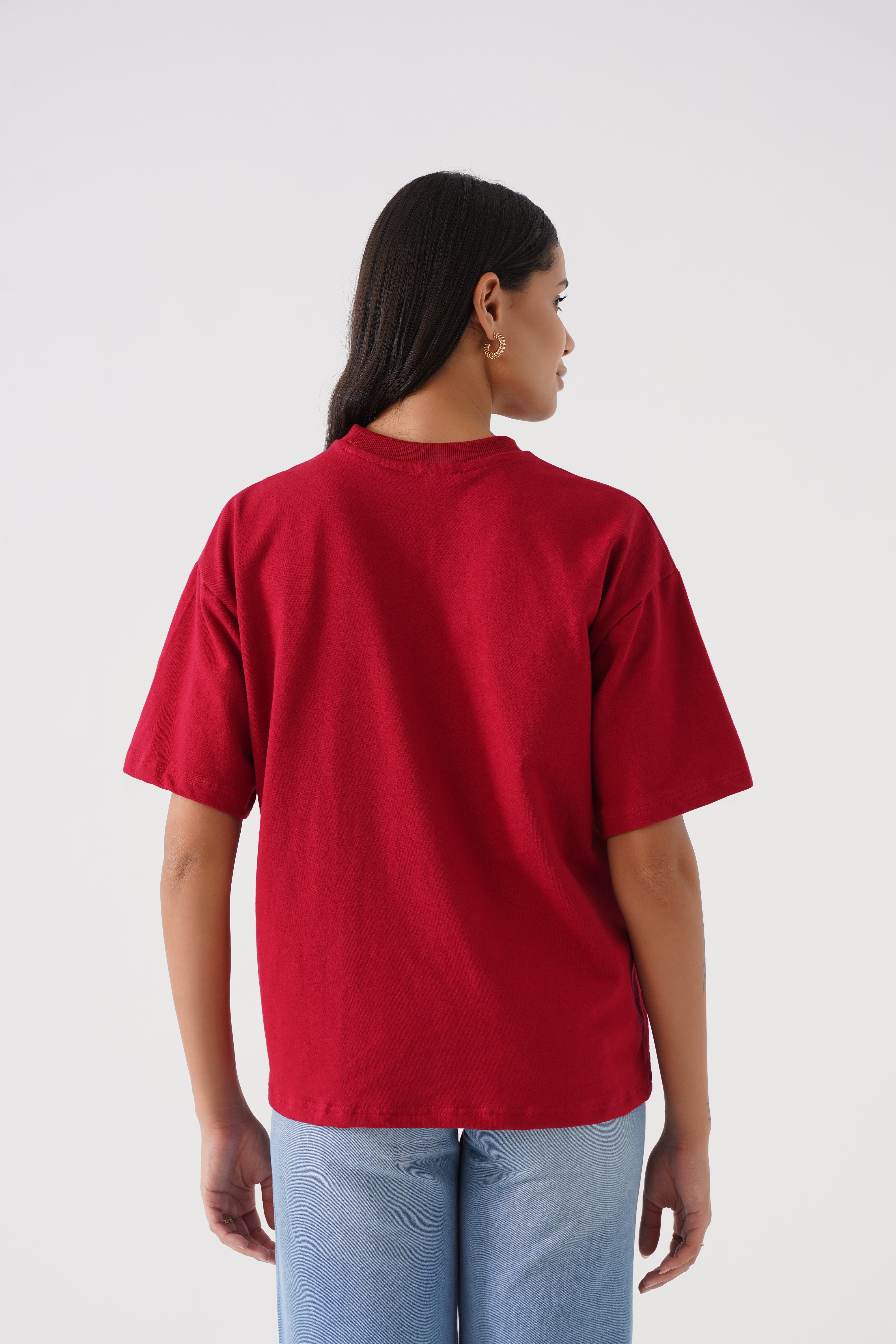 Labubu Drop Shoulder Unisex Tshirt – Oversized