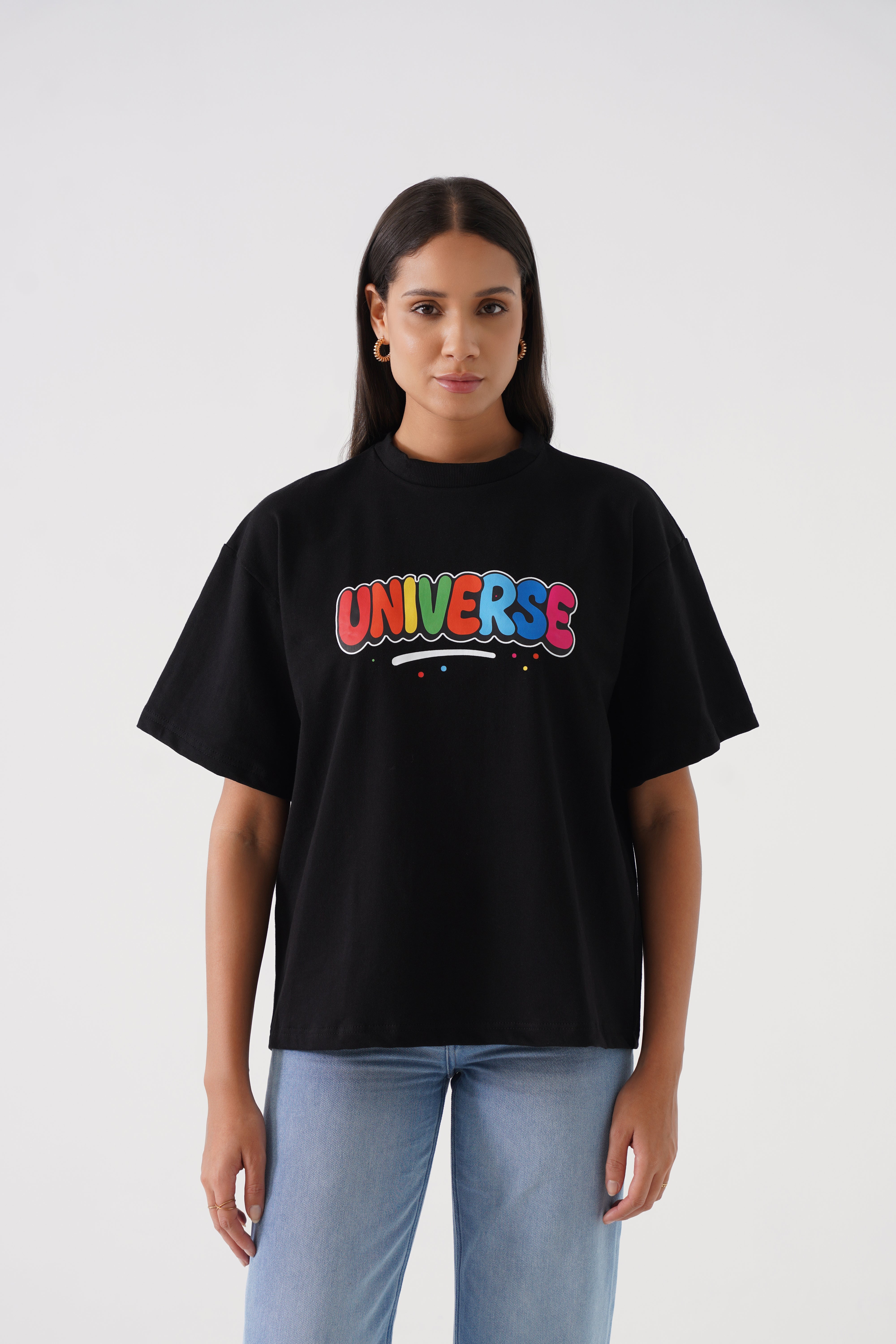 Universe Drop Shoulder Unisex Tshirt – Oversized