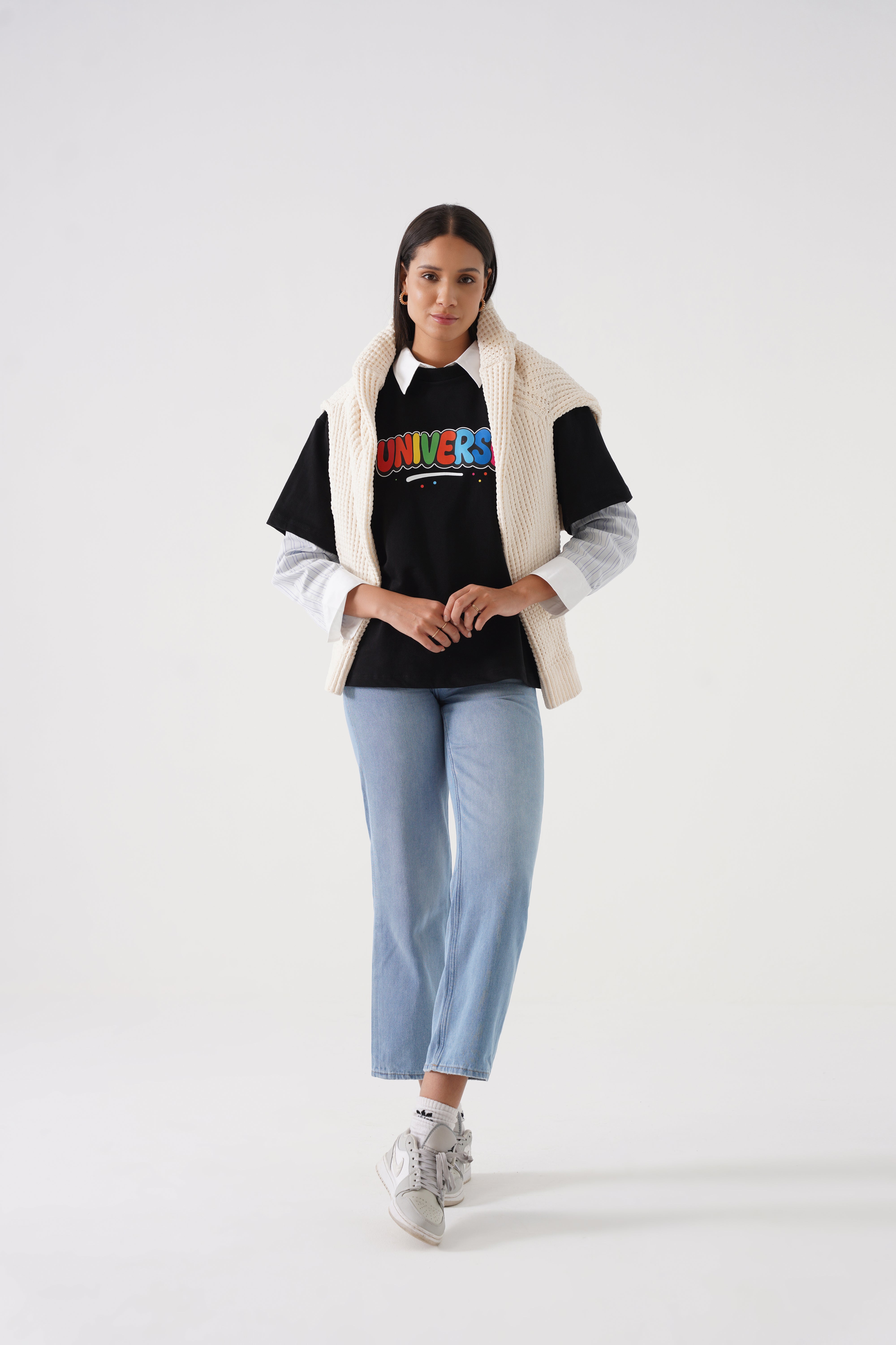 Universe Drop Shoulder Unisex Tshirt – Oversized