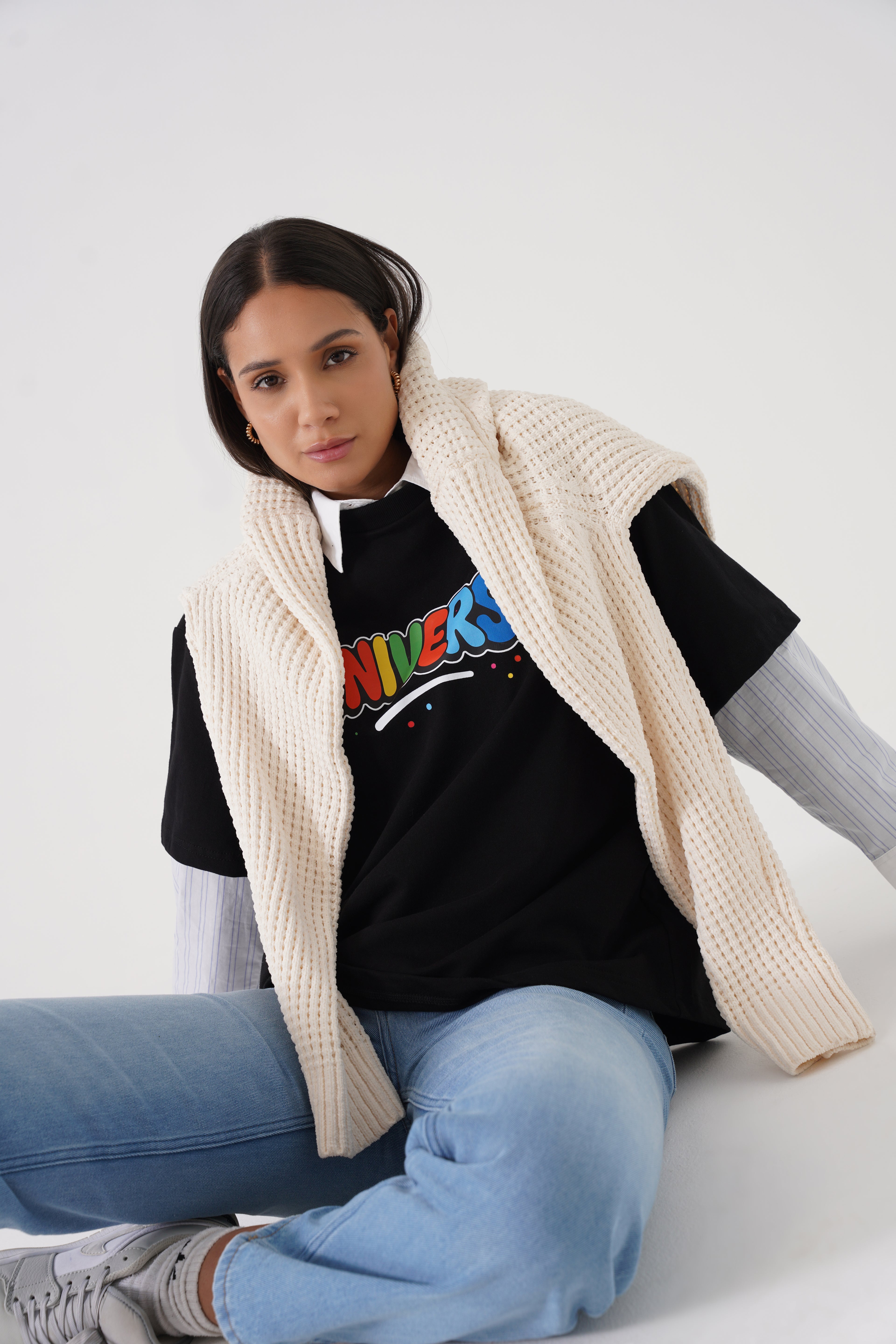 Universe Drop Shoulder Unisex Tshirt – Oversized