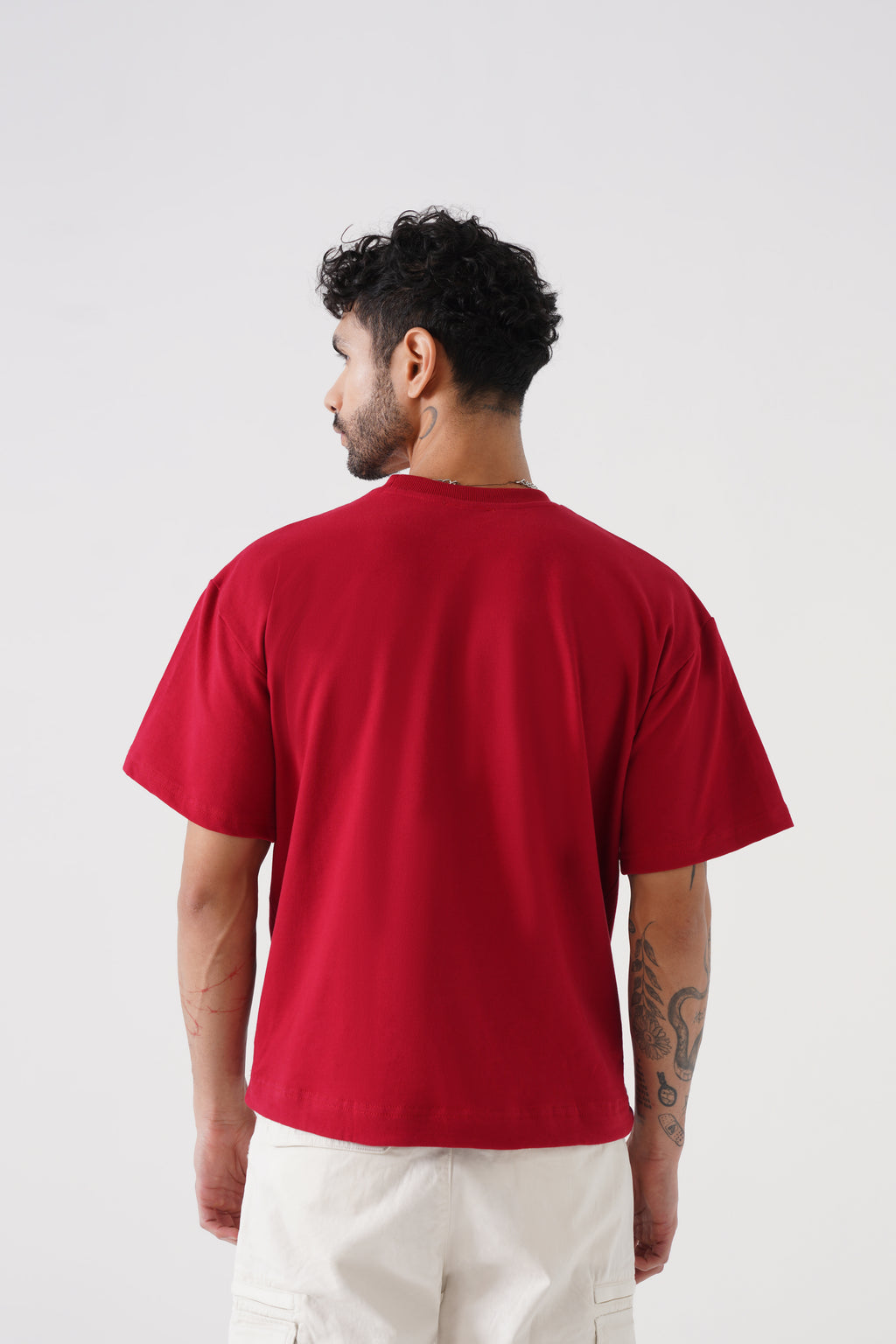 Mocha Drop Shoulder Unisex Tshirt – Oversized