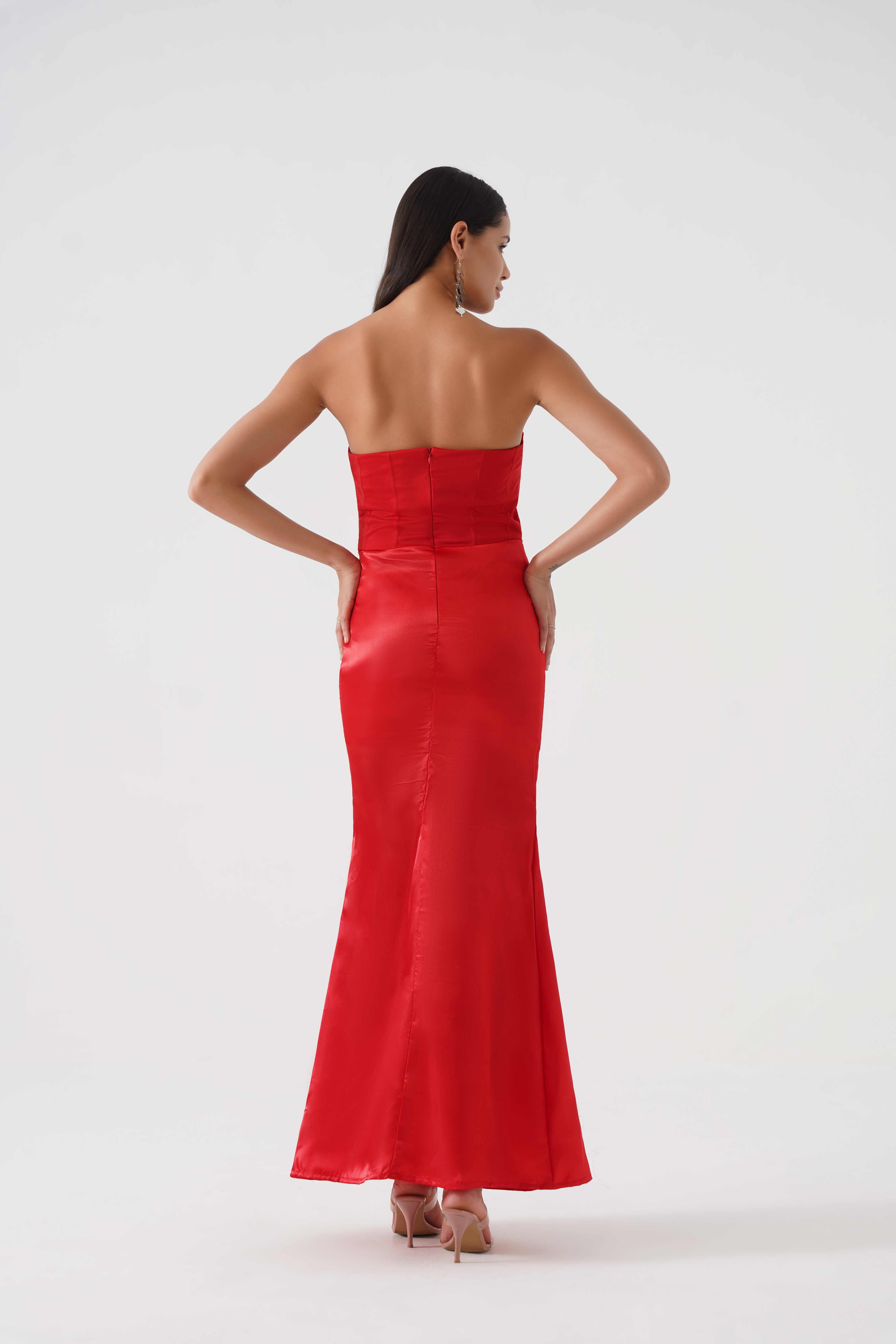 Marilyn Bodycon Dress (Red)
